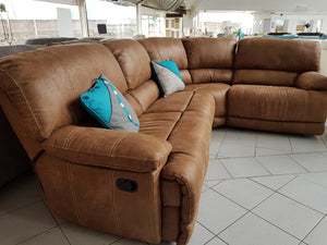 Harveys leather recliner discount sofa